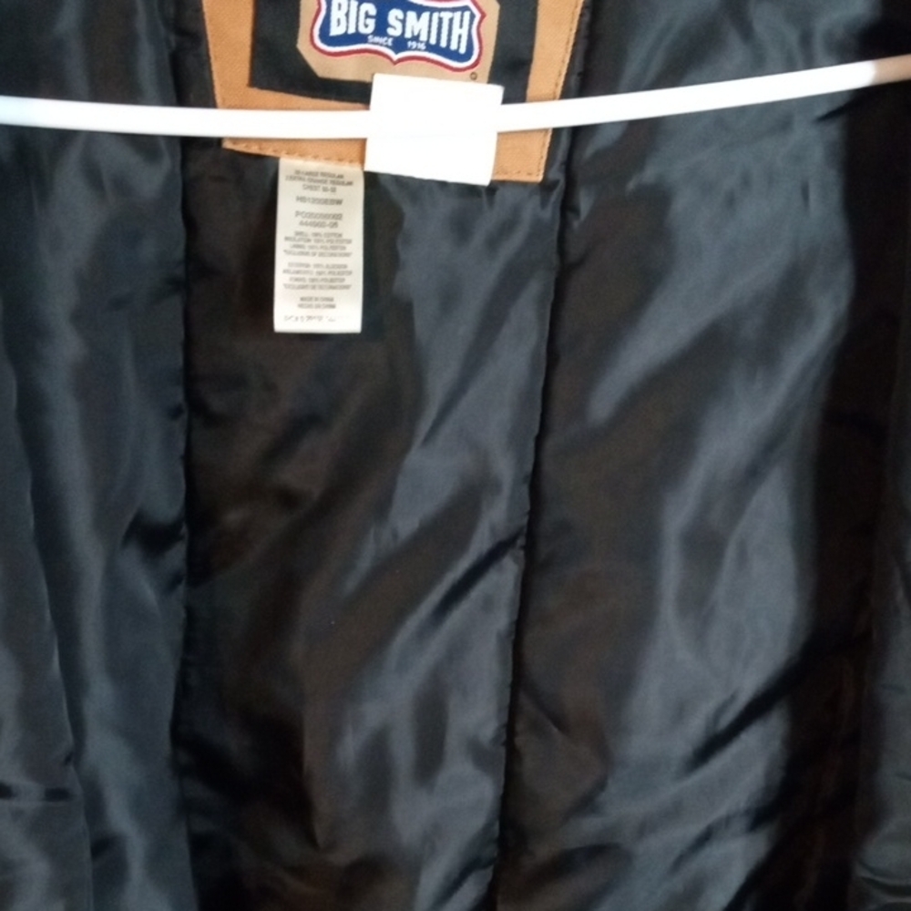 Big Smith Beautiful Men's Brown Orange Rugged Work/Hunting Vest Oversized 2xl - Picture 12 of 13